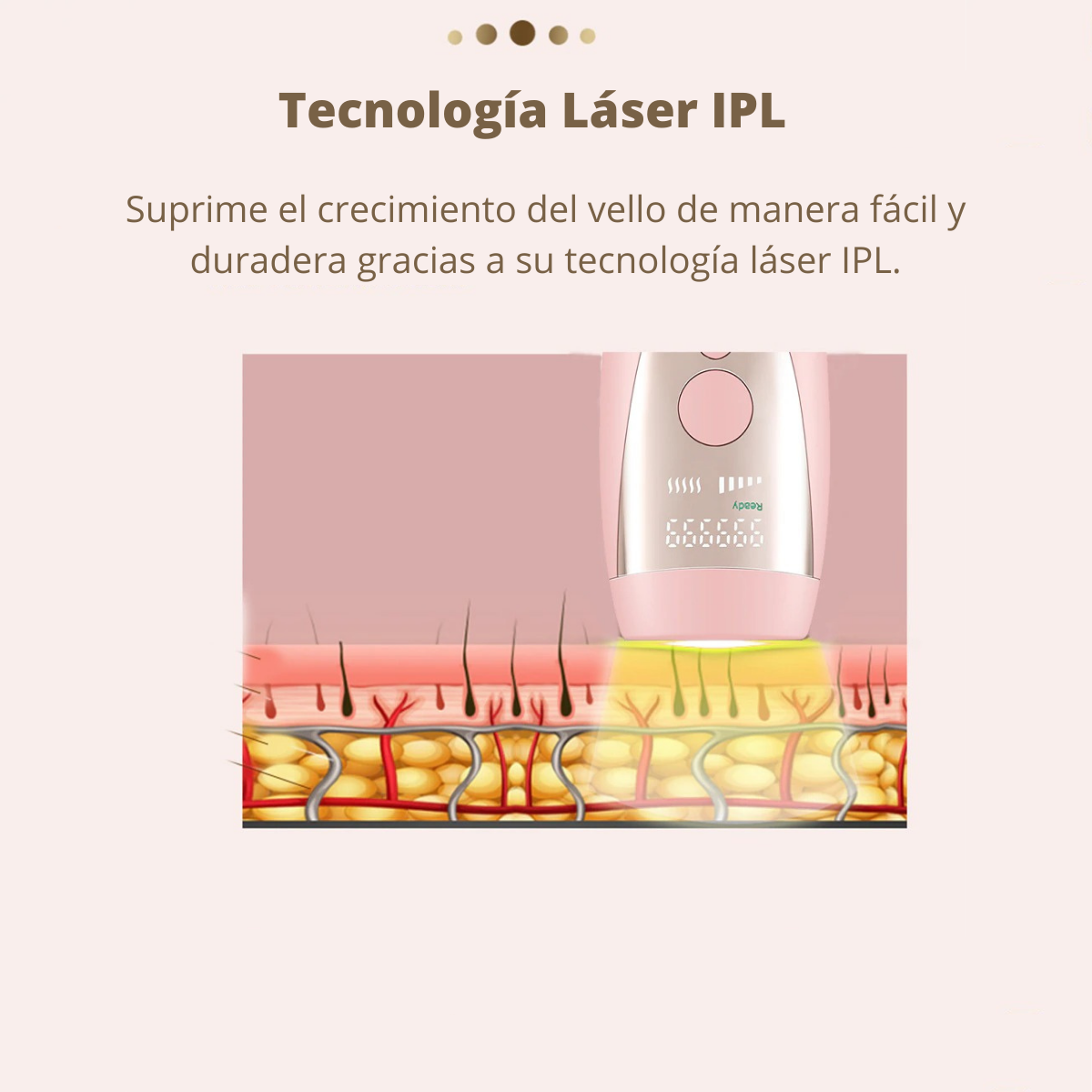 Depiladora Láser IPL EpiBeauty™ 1 millón de pulsaciones
