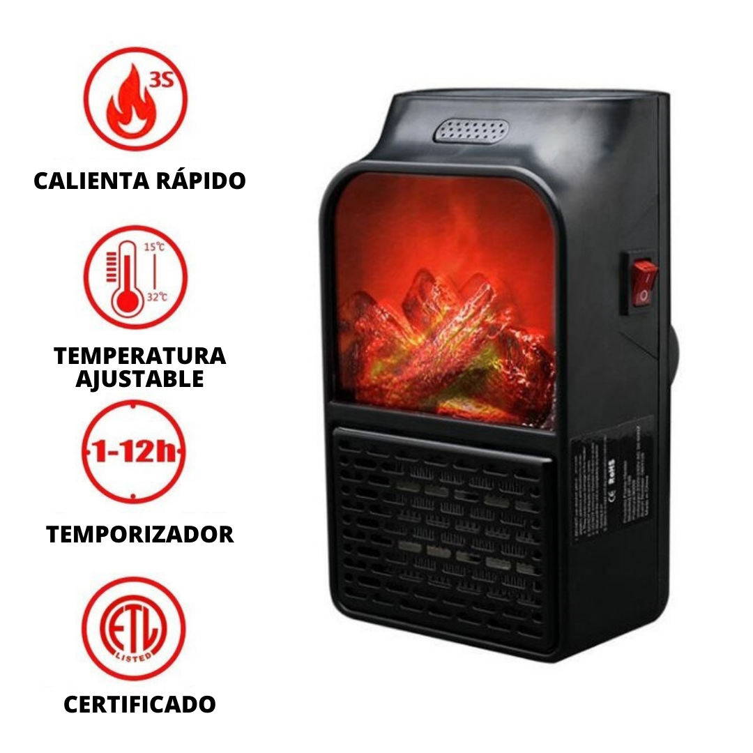 Estufa/Calefactor Portátil Termocerámico Con Control Remoto